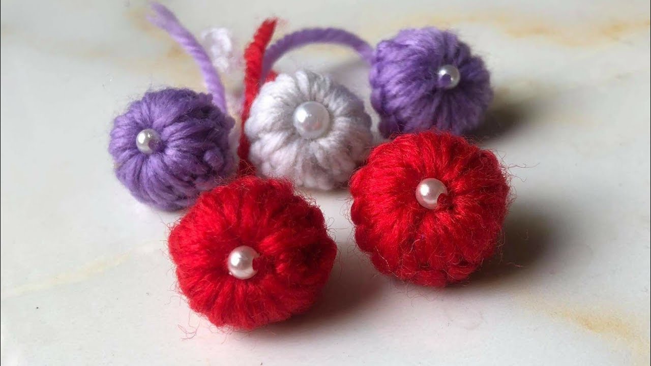 Easy & Simple Crochet Buttons Tutorial Step By Step
