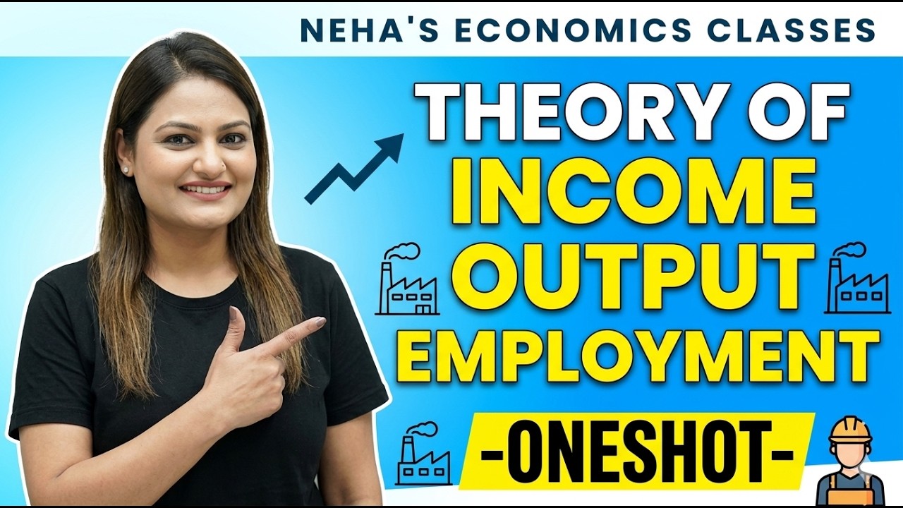 Theory of Income Output Employment| Chapter 12| ISC| OneShot| NEHA JINDAL