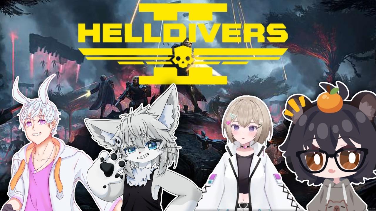 Helldivers 2! Eepy squad drop-in, can we survive the bugs AND the friendly fire? w Friends