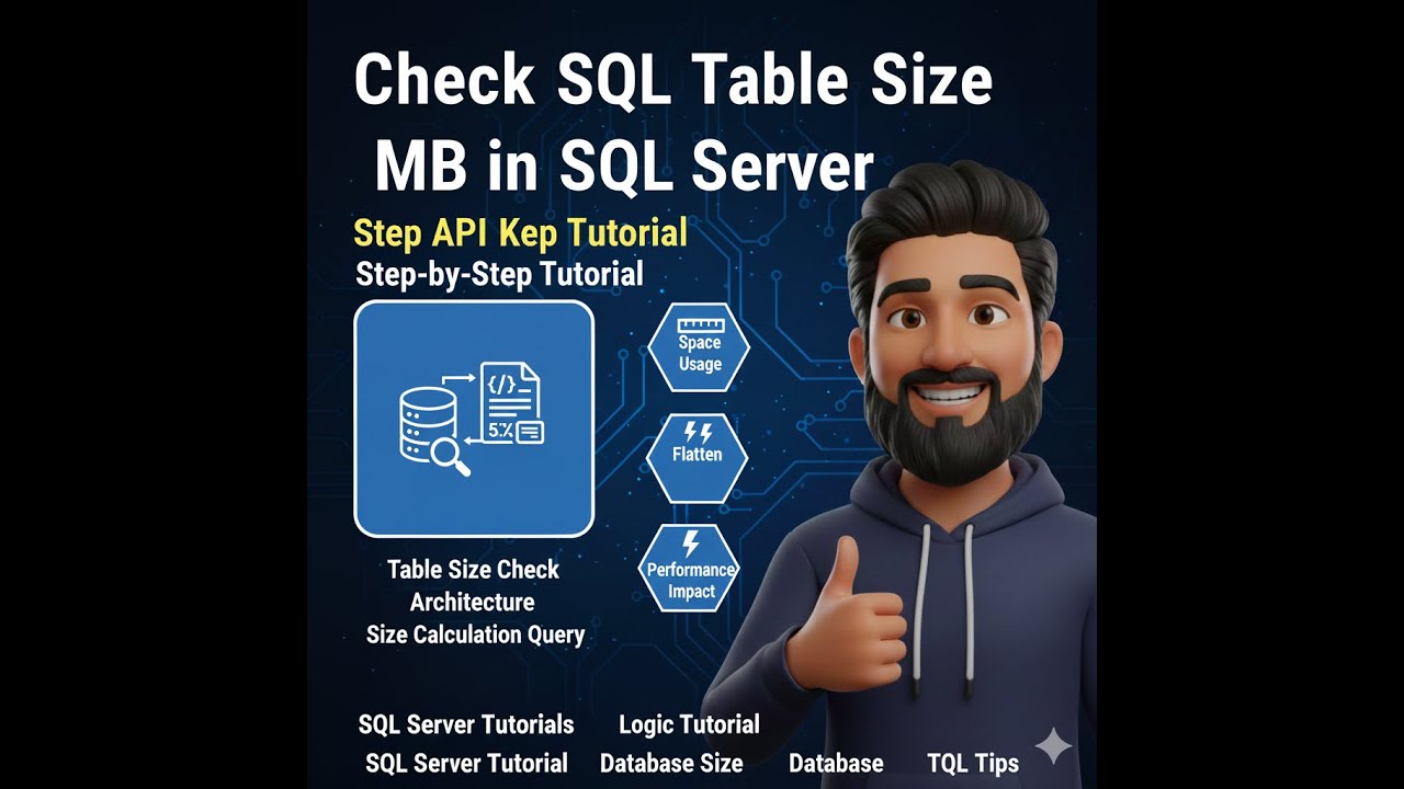 Check SQL Table Size in MB in SQL Server | Step-by-Step Tutorial