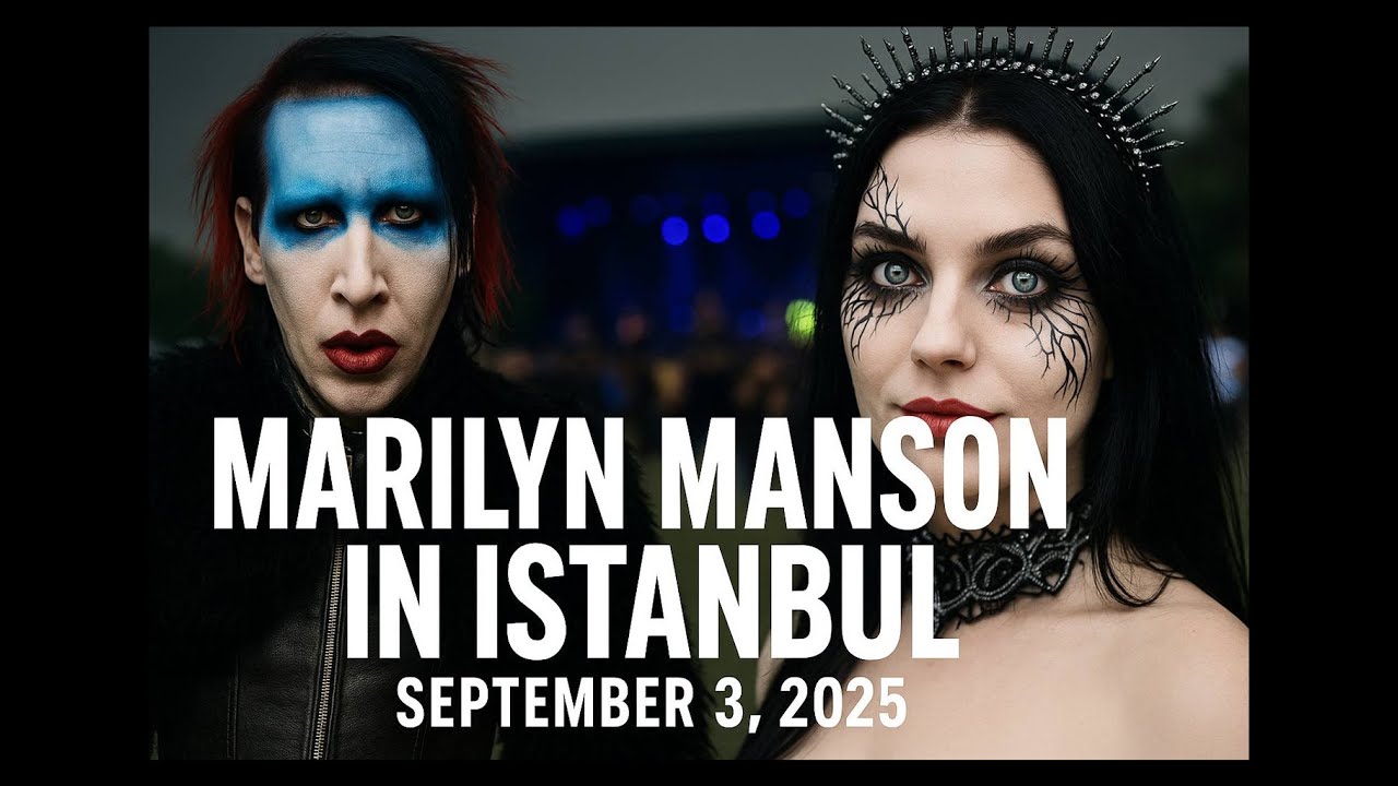Marilyn Manson's concert in Istanbul and the special styles of the audience on 3Sep2025