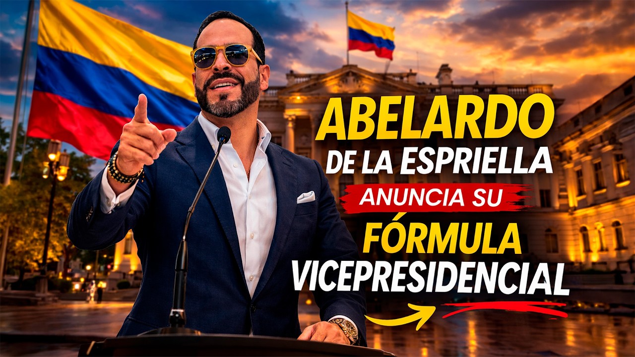 Abelardo de la Espriella sorprendió al anunciar a su fórmula vicepresidencial: Jorge Enrique Vélez