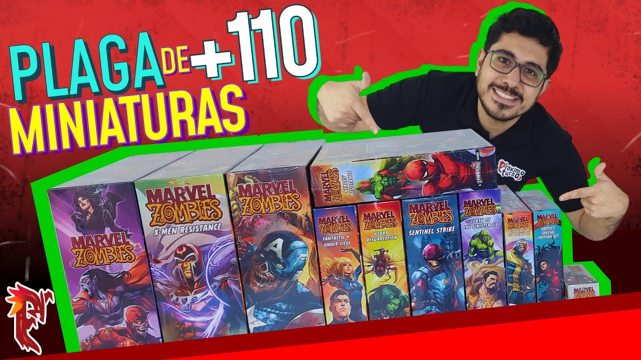 MEGA Unboxing MÁSIVO Marvel Zombies | versión #Kickstarter Zombicide @CMONGames @SpinMasterHQ