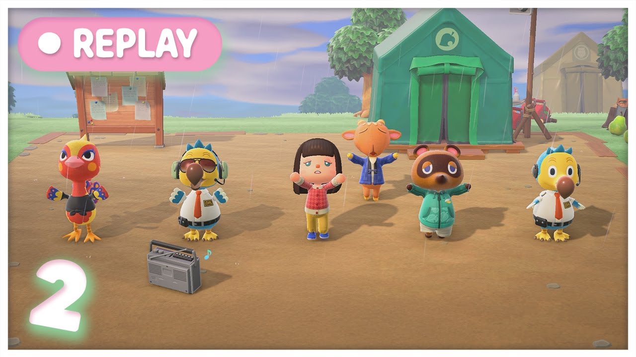 🐸 ACNH • Jour 2 sur ma nouvelle île, Rainette ! • 2 (ft. @harvendore sur Switch 2)