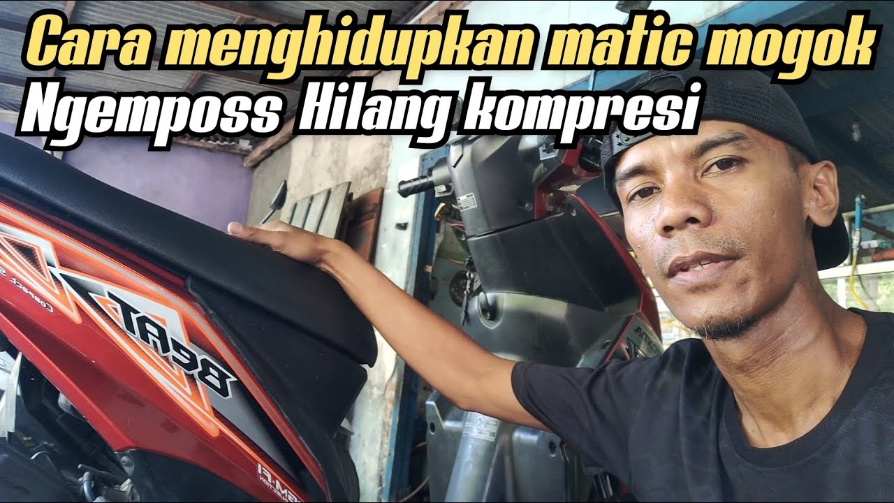 Cara menghidupkan BEAT FI mogok, ngempos, hilang kompresi