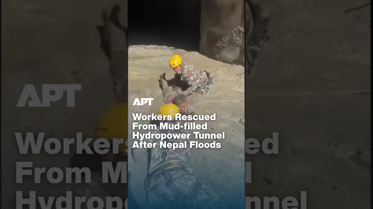 Nepal Flood Rescue: Workers Carried Out of Mud-Filled Hydropower Tunnel in Rasuwa | APT
