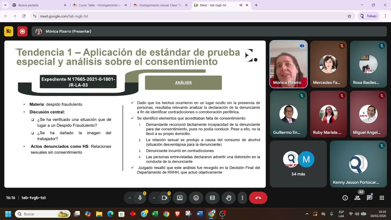 4. Tendencias judiciales y pronunciamientos sobre HSL (MÓNICA PIZARRO)