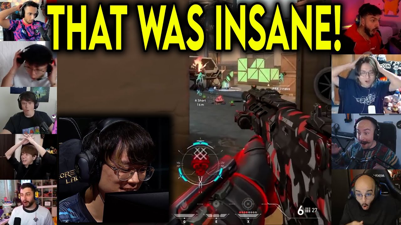 Valorant Streamers Reacts To XLG Viva Insane 1v4 CLUTCH Against PRX In VCT Champions 2025