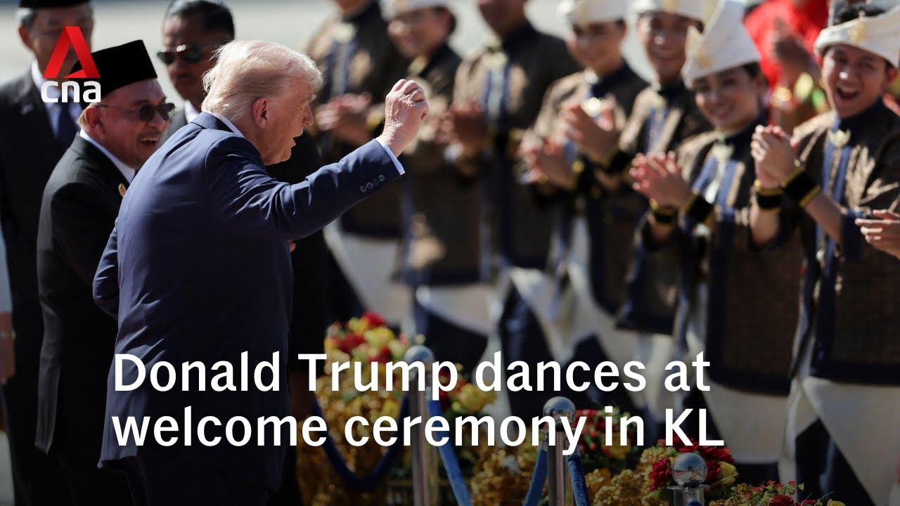 Donald Trump dances upon arrival in Malaysia for ASEAN summit