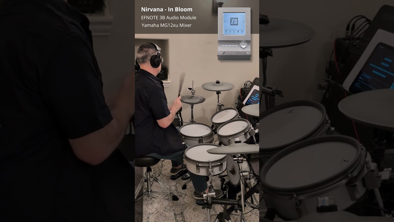 In Bloom - Nirvana | Drum Cover - EFNOTE 3B