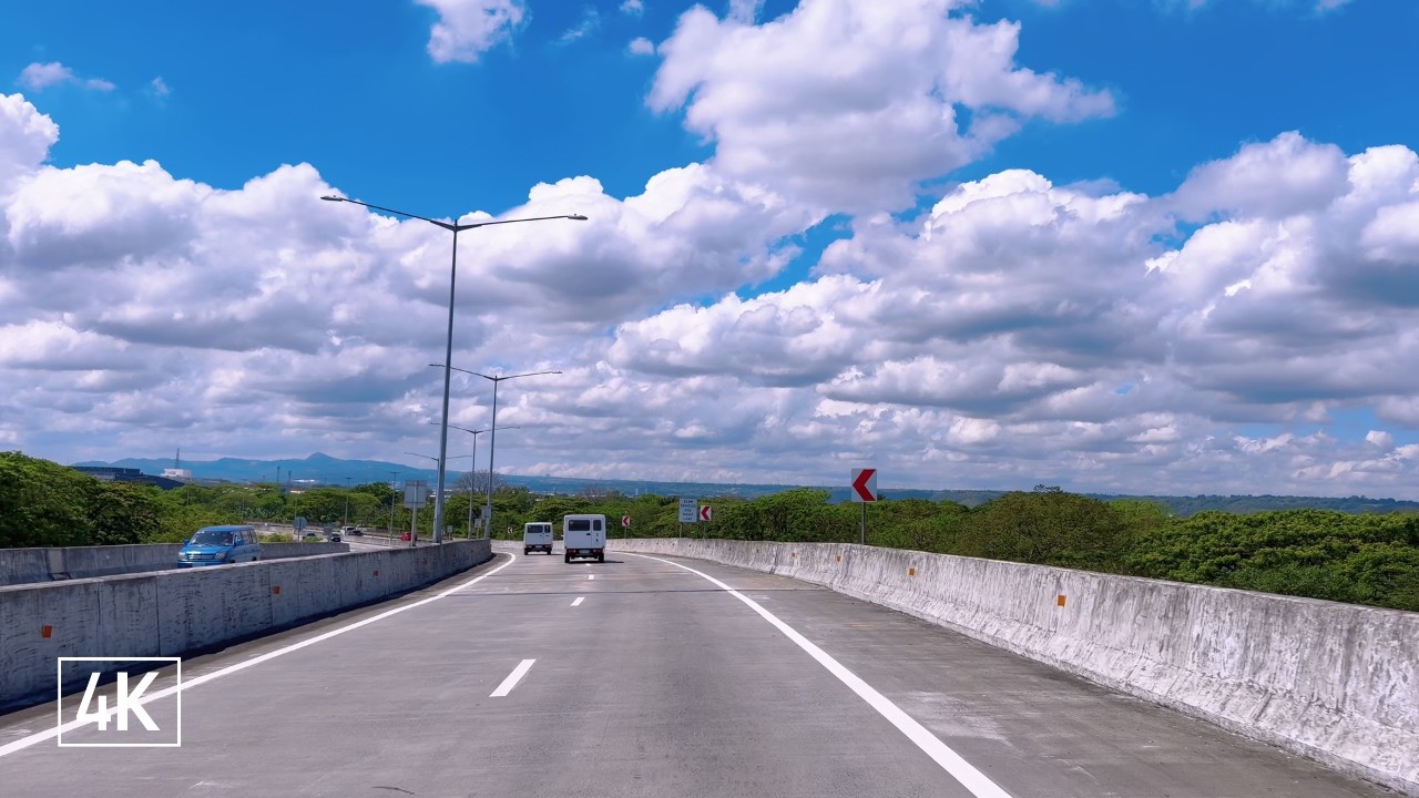 Smooth Drive to Sky Ranch Tagaytay 🇵🇭 | Manila to Tagaytay via SLEX & CALAX, Silang | Philippines 4K