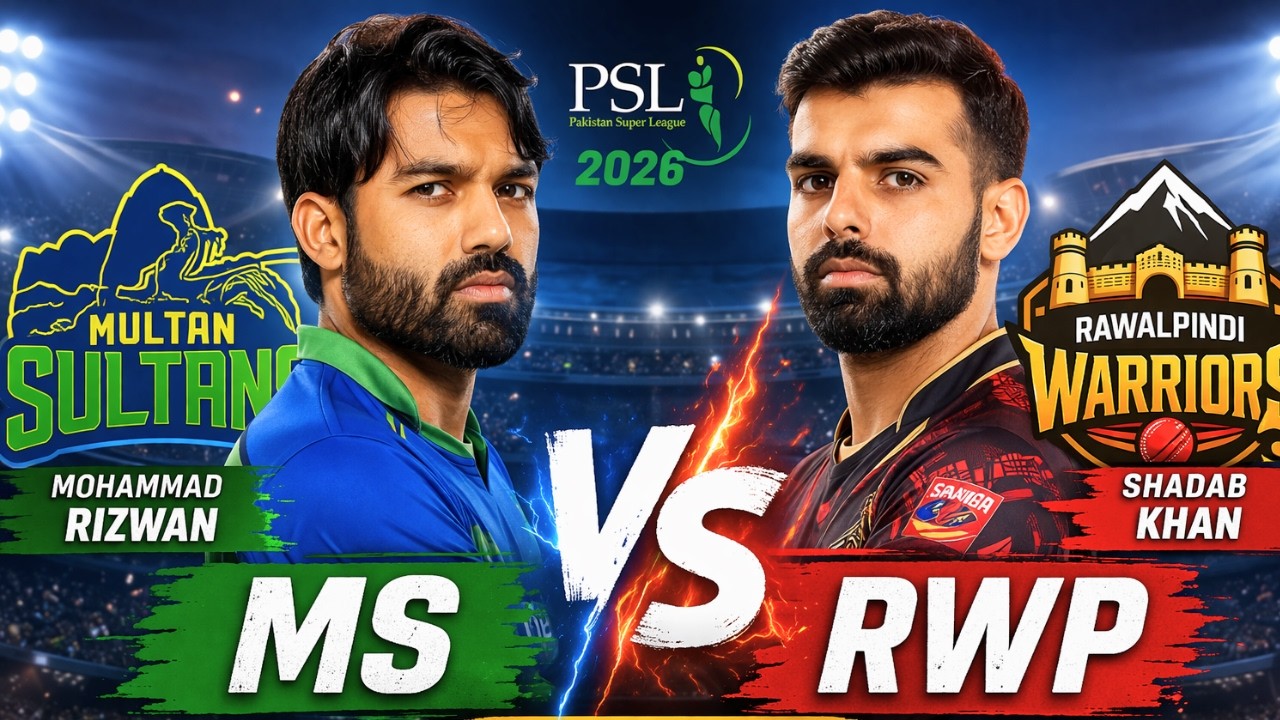 MS vs RWP Live PSL 2026 | Multan Sultans vs Rawalpindi 14th T20 Live Score & Commentary