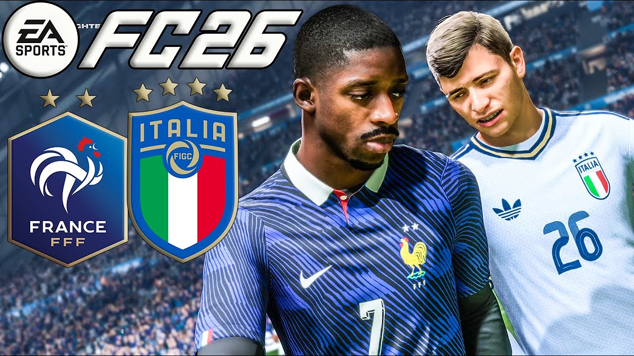France vs Italie | Coupe du Monde 2026 | Gameplay Réaliste | Difficulté Légendaire | FC 26