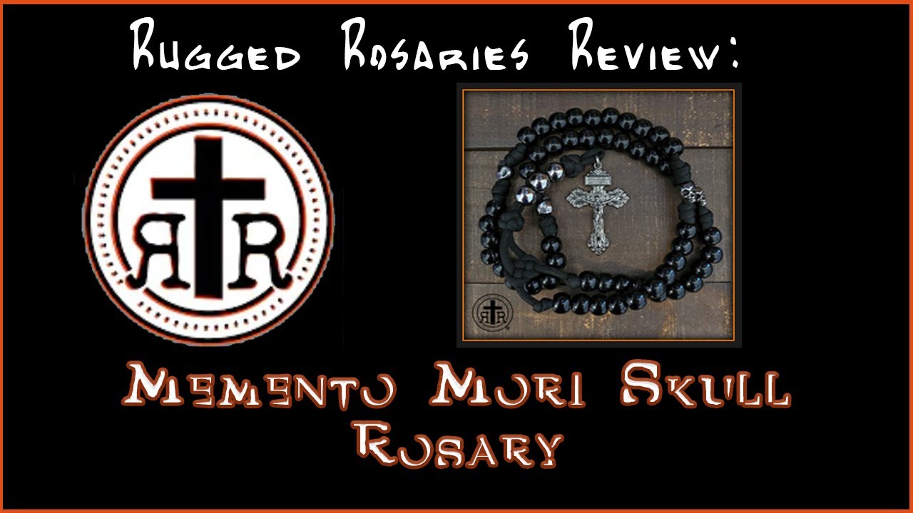 Rugged Rosary Review: Memento Mori Skull Rosary @RuggedRosaries