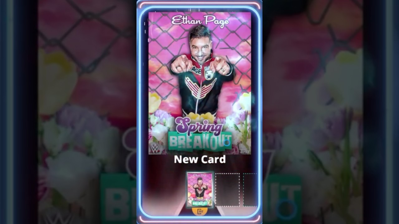 How Many Packs? ETHAN PAGE - Main Event Spring Breakout | Topps Slam 