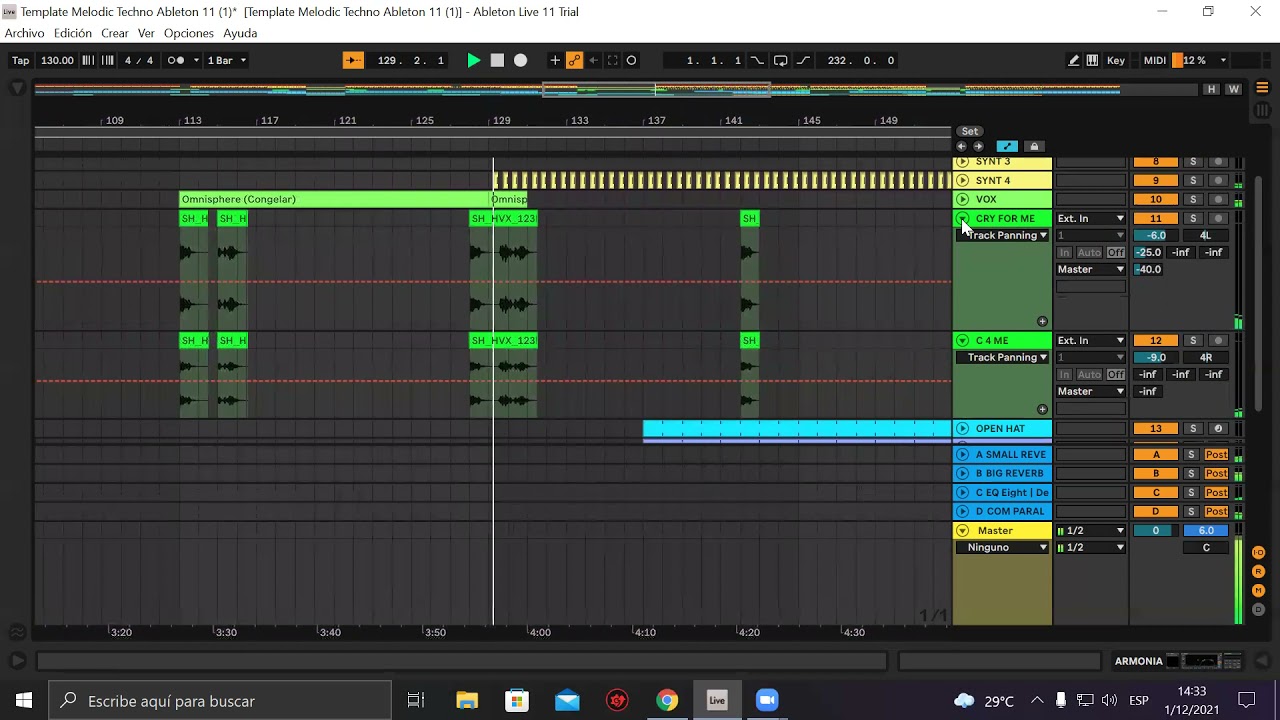 Universe - Adriatique Style Ableton 11 Melodic Techno Template
