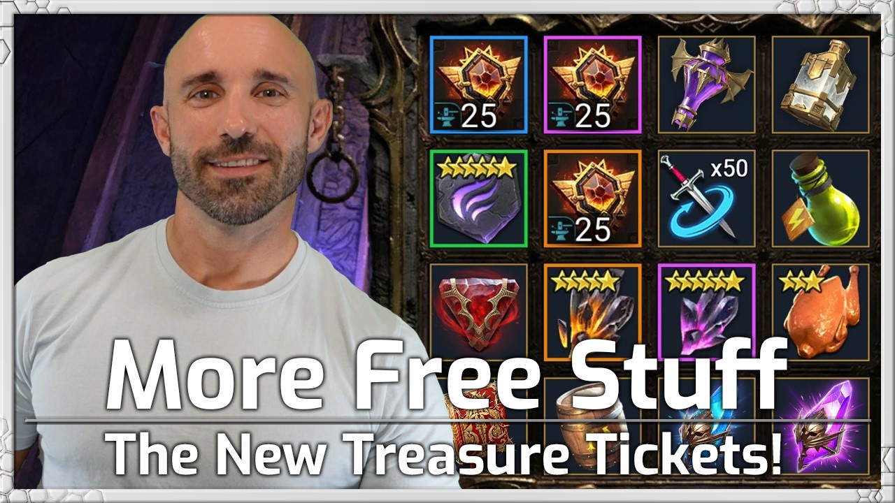 New Treasure Tickets! More FREE Stuff! - Raid Shadow Legends