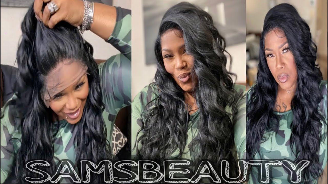 $40 😱 Motown Tress HD Lace Front Wig 13X6Invisible Lace Faux Skin LS136 (Echo) / SamsBeauty
