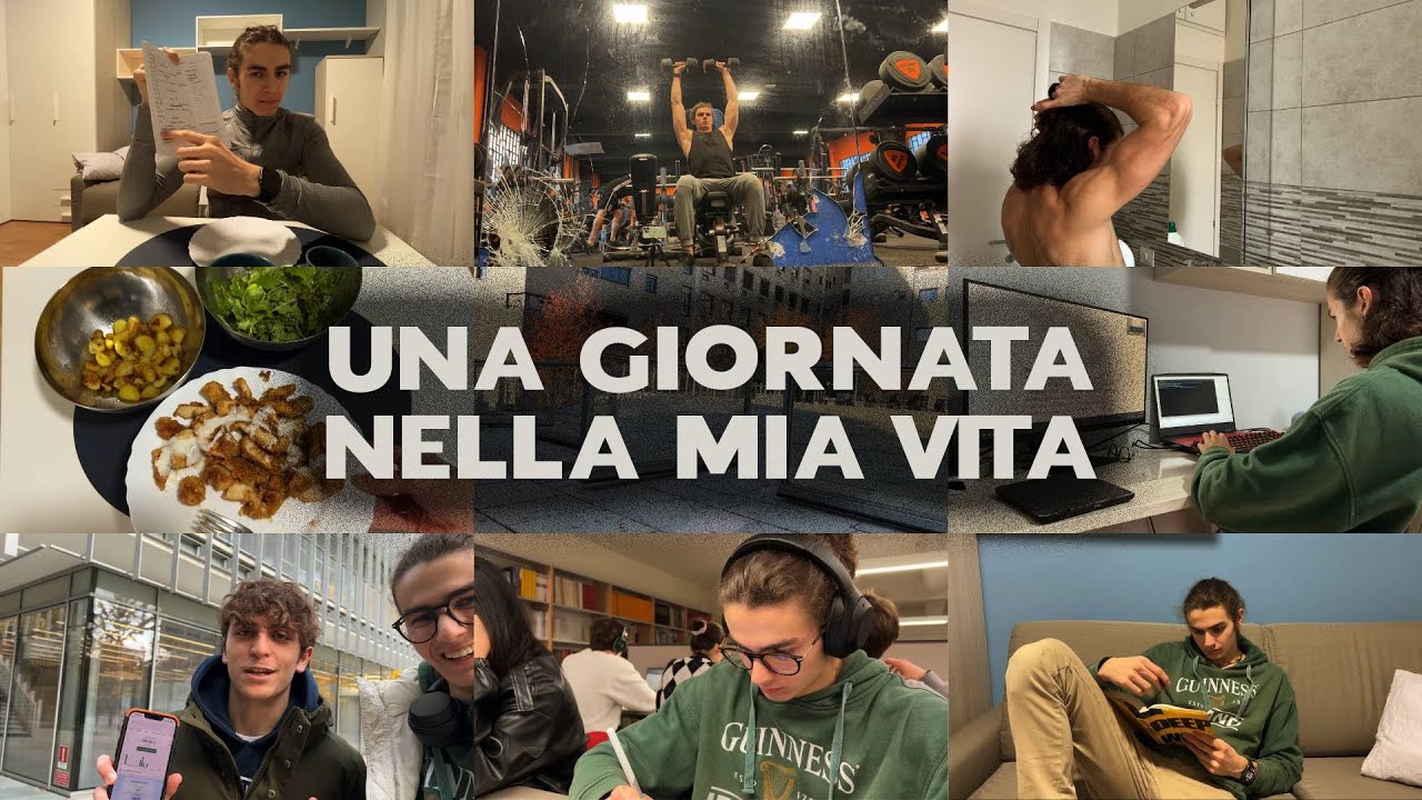 Giornata media di uno studente a Milano con troppe cose da fare (Day in a life - PoliMi student)