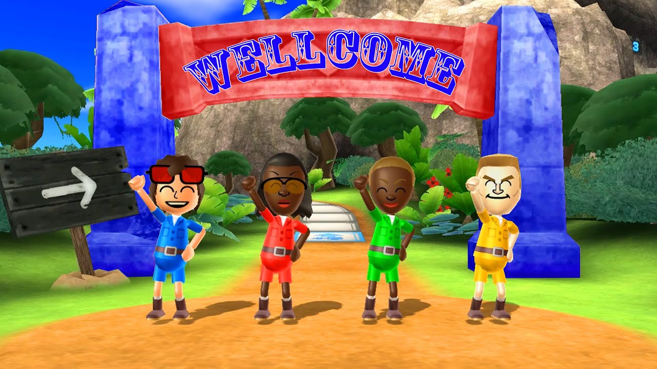Wii Party Board Game Island - Ash Ketchum Vs Jackie Vs Emma Vs Tyrone (Master Difficulty)