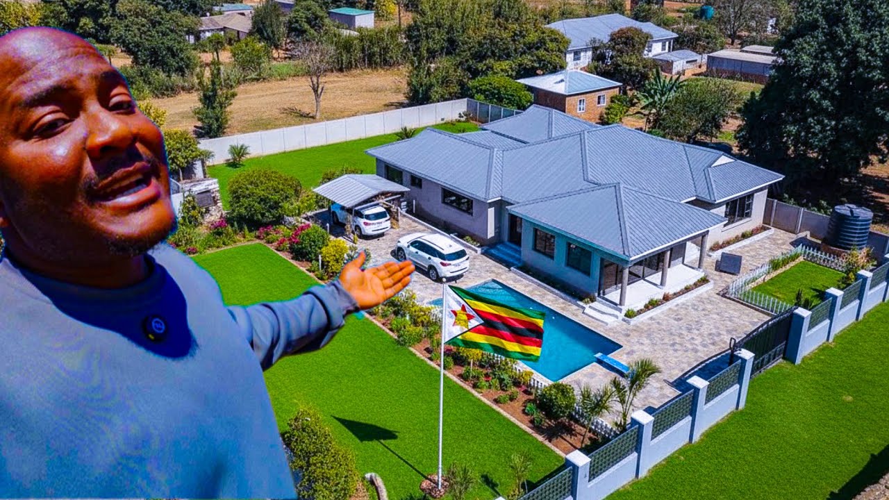 How She Is Building Her MASSIVE Retirement Home Deep In Rural Zim from UK