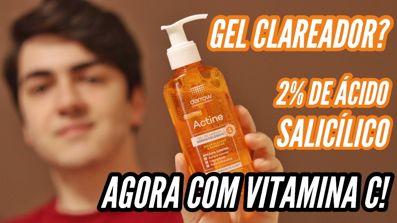 Sabonete Facial Clareador? Gel de Limpeza Actine Darrow com Vitamina C! Clareador