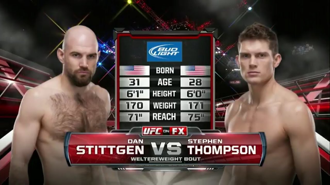 UFC 143 - Dan Stittgen vs Stephen Thompson Full Fight