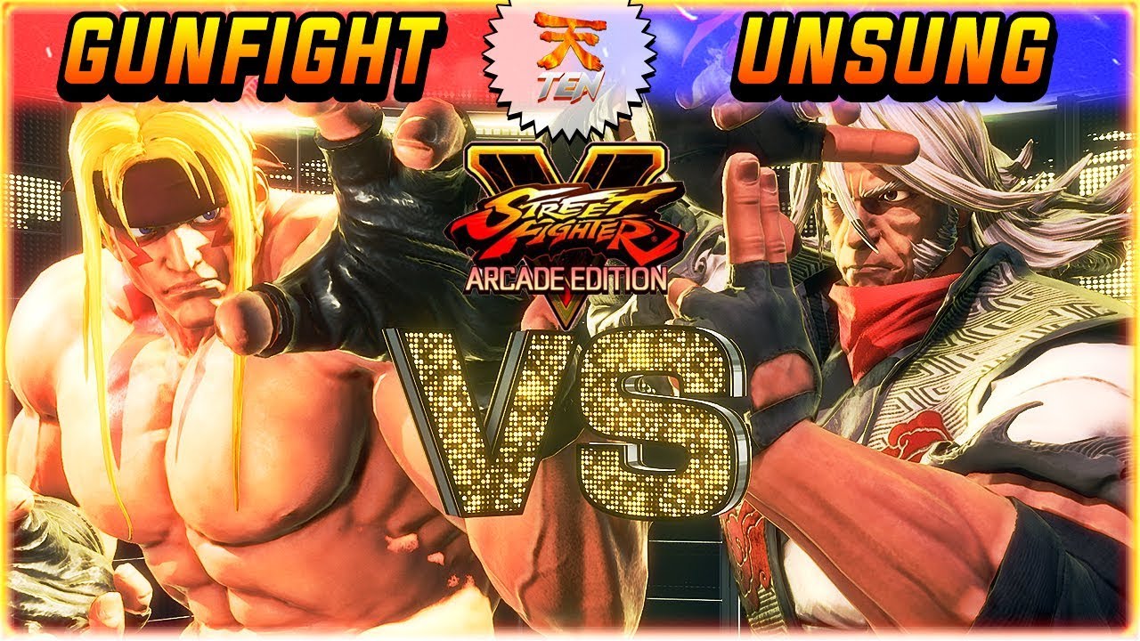 SFV AE ✪ GUNFIGHT (#1 Online ALEX) vs UNSUNG (#1 Online ZEKU) | FT5 Set ✪ SF5 TenSFV