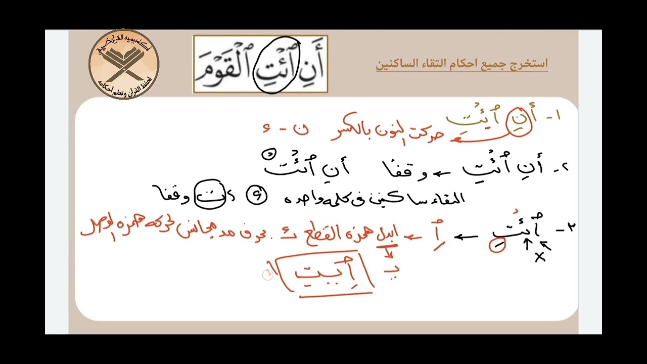 هل تعلمي بوجود اكثر من حكم لالتقاء الساكنين بهذه الايه؟ 