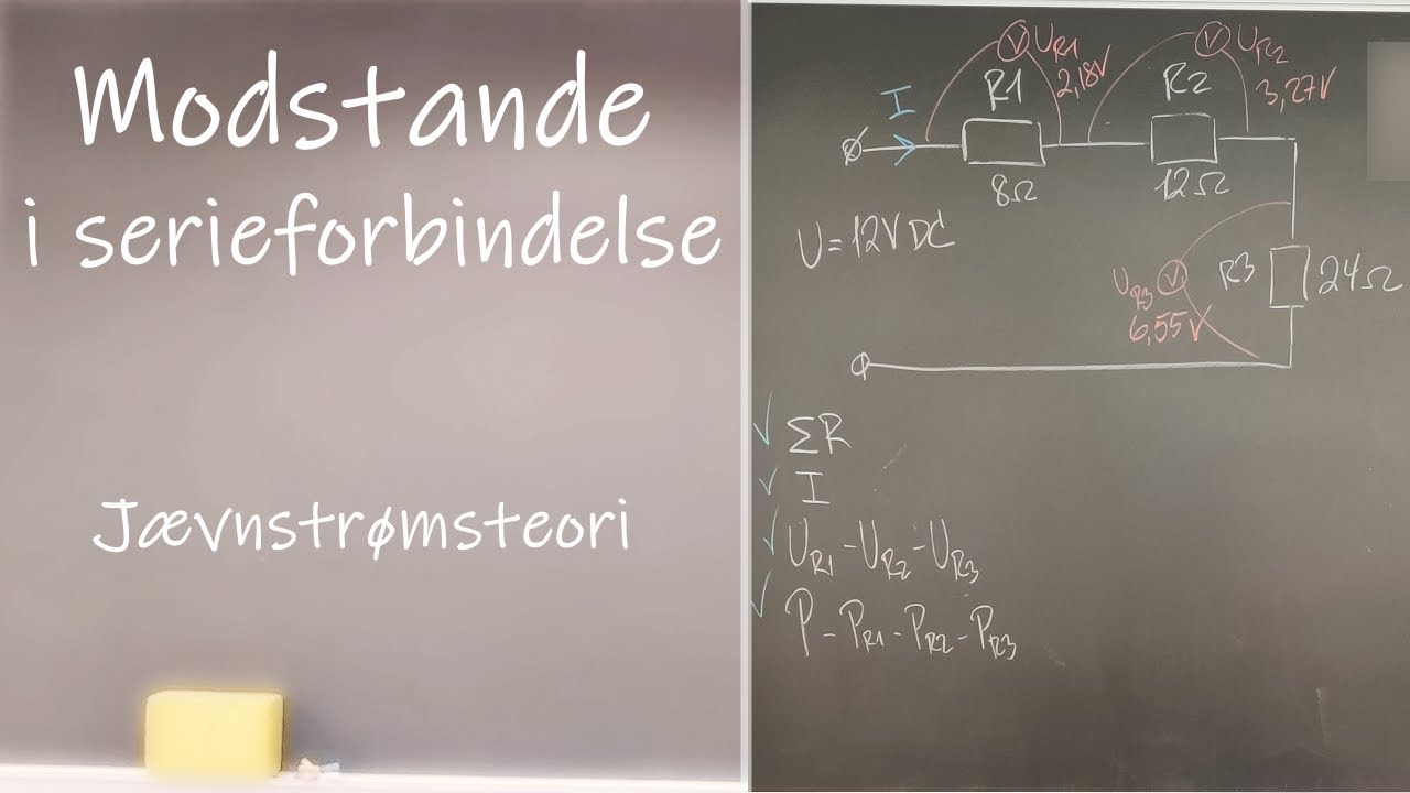 Modstande i serieforbindelse (DC)