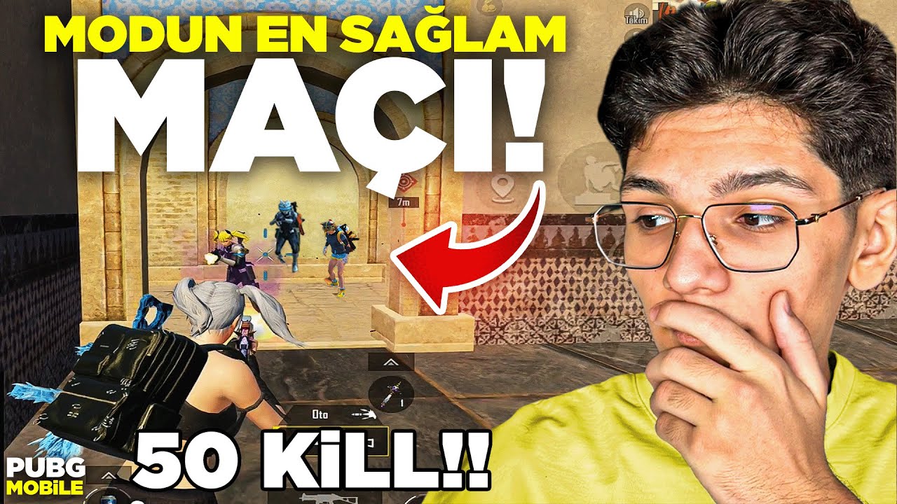 YENİ MODUN EN SAĞLAM MAÇI! 50 KİLL - PUBG MOBİLE