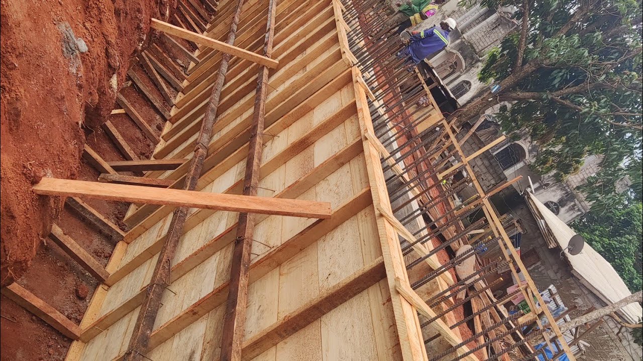 Comment fonctionne un mur de soutènement ? #bâtiment #construction #chantier