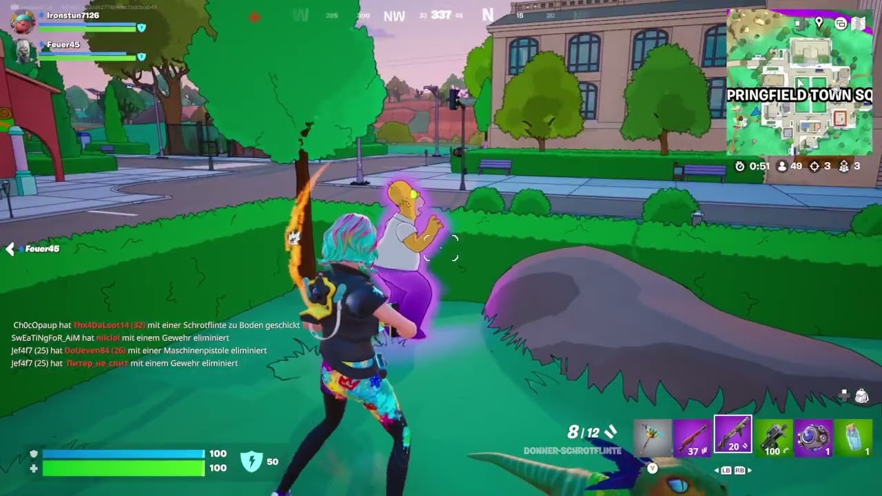Fortnite #338 Homer Invasion hat mich ins Grab gebracht 