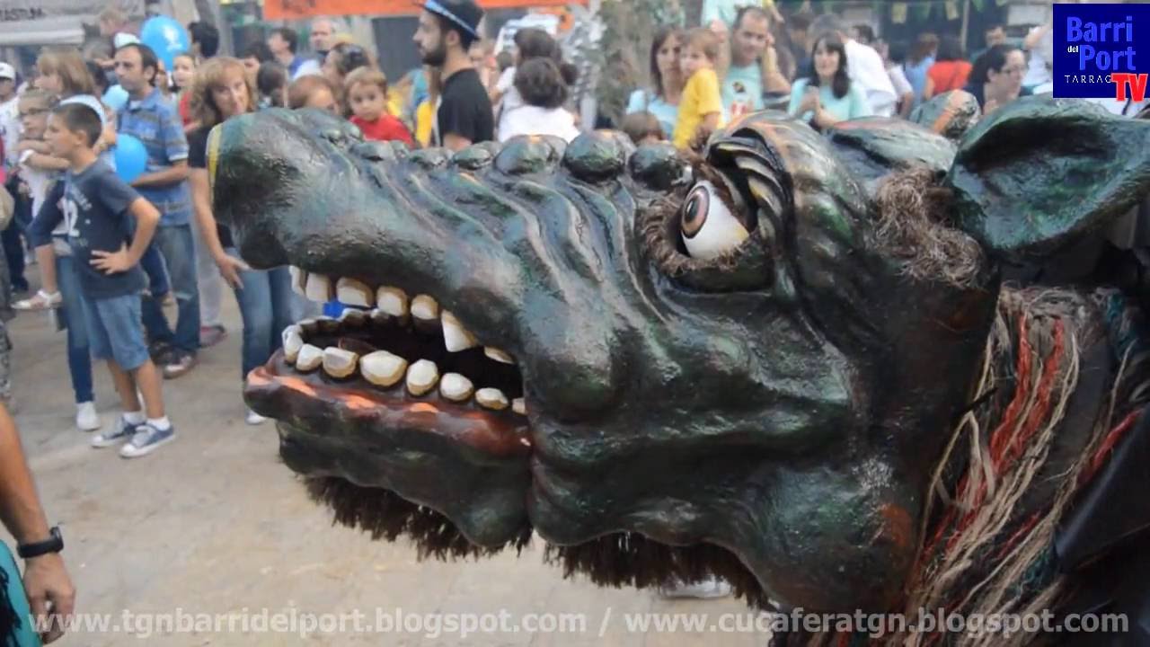 Cucafera de Tarragona a la Cercavila de Santa Tecla 2016