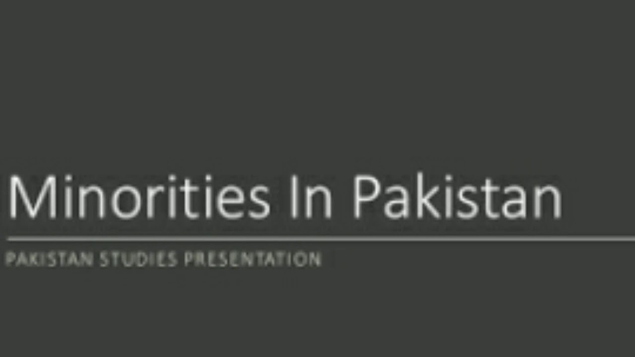 Role of minorities in Pakistan