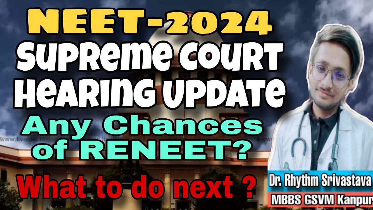 RENEET-2024 Supreme Court Verdict 😮 RENEET Chances ? What to do Next? 🤔