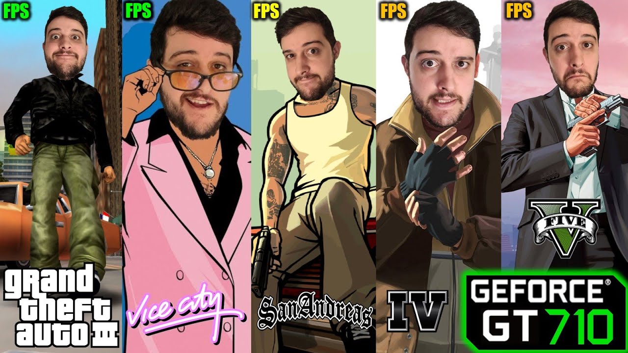 GT 710 | GTA Franchise (3D Games) - III, VC, SA, IV, V