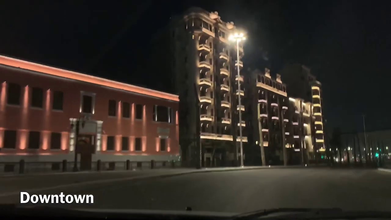 Driving Cairo city Egypt 4k video from Nasr city to downtown Tahrir square