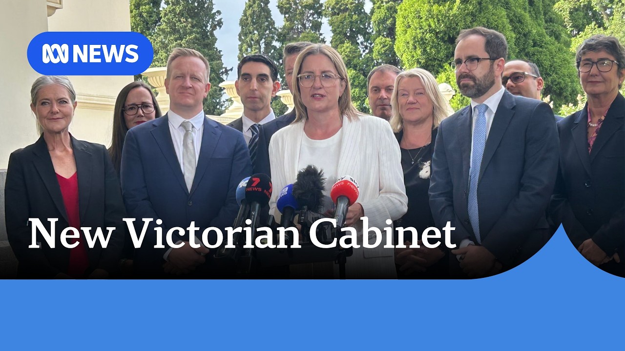 Victorian Premier Jacinta Allan reveals her reshuffled cabinet ahead of state election | ABC NEWS