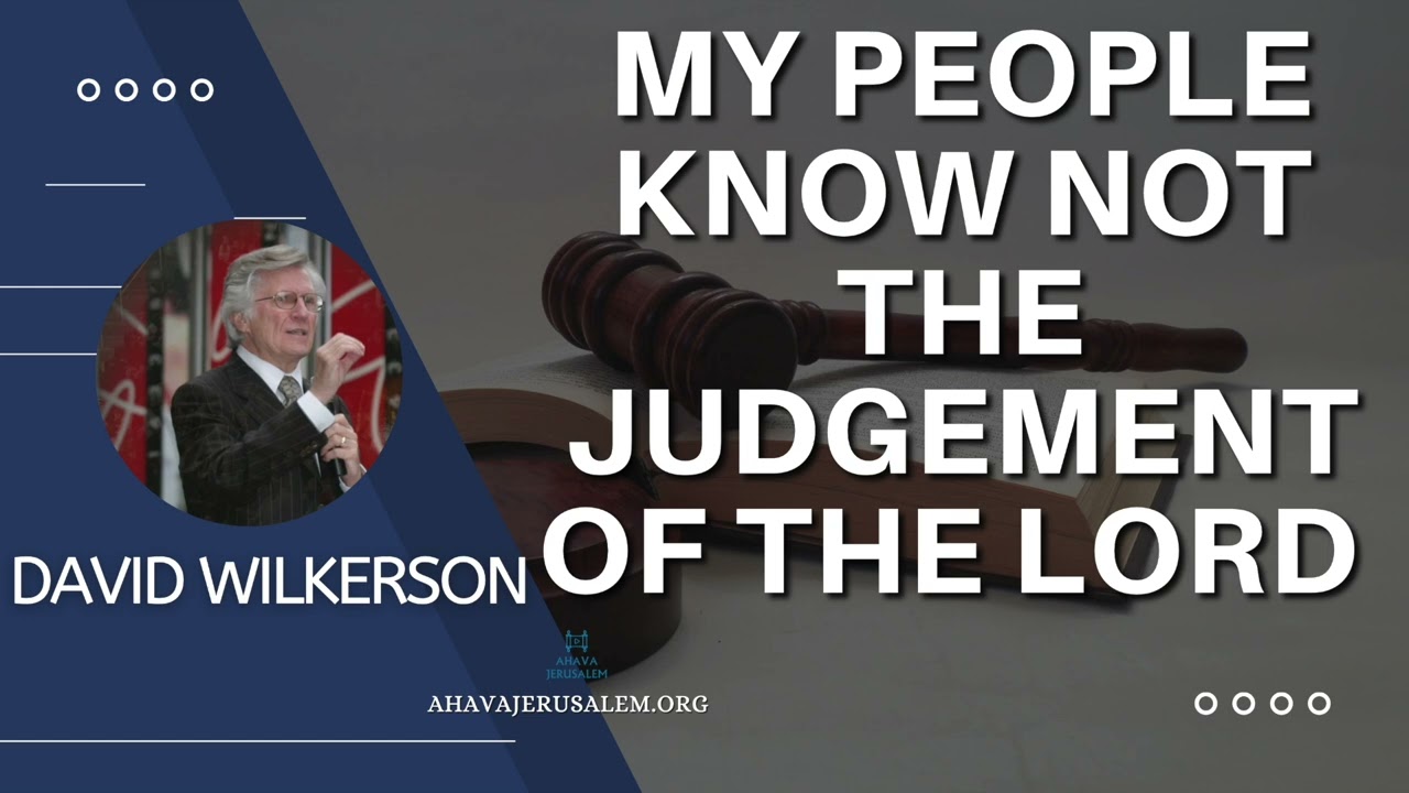 If you are a Christian you Must Listen to this - Judgement of the Lord by David Wilkerson