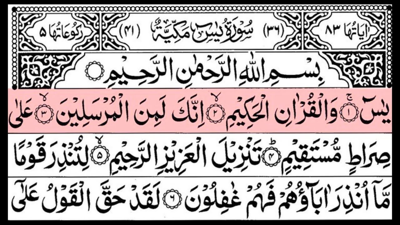Surah Yasin ( Yaseen ) Full Recitation | Heart Touching Tilawat OF Surah Yaseen | Healing & Peaceful