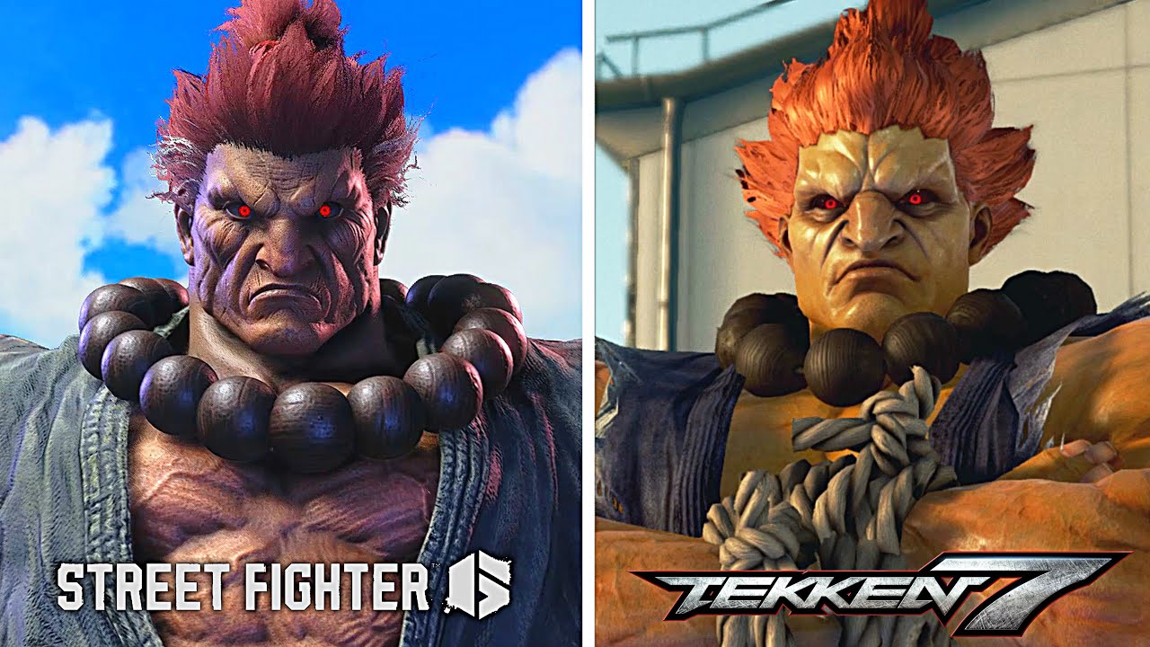 AKUMA Raging Demon - Tekken 7 vs Street Fighter 6 Comparison