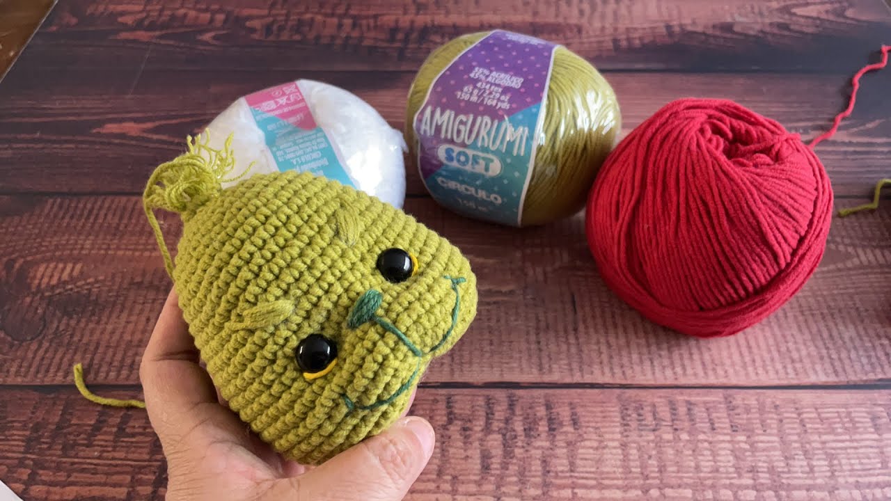 Comparto el proceso de diseño de GRINCH AMIGURUMI para esta NAVIDAD