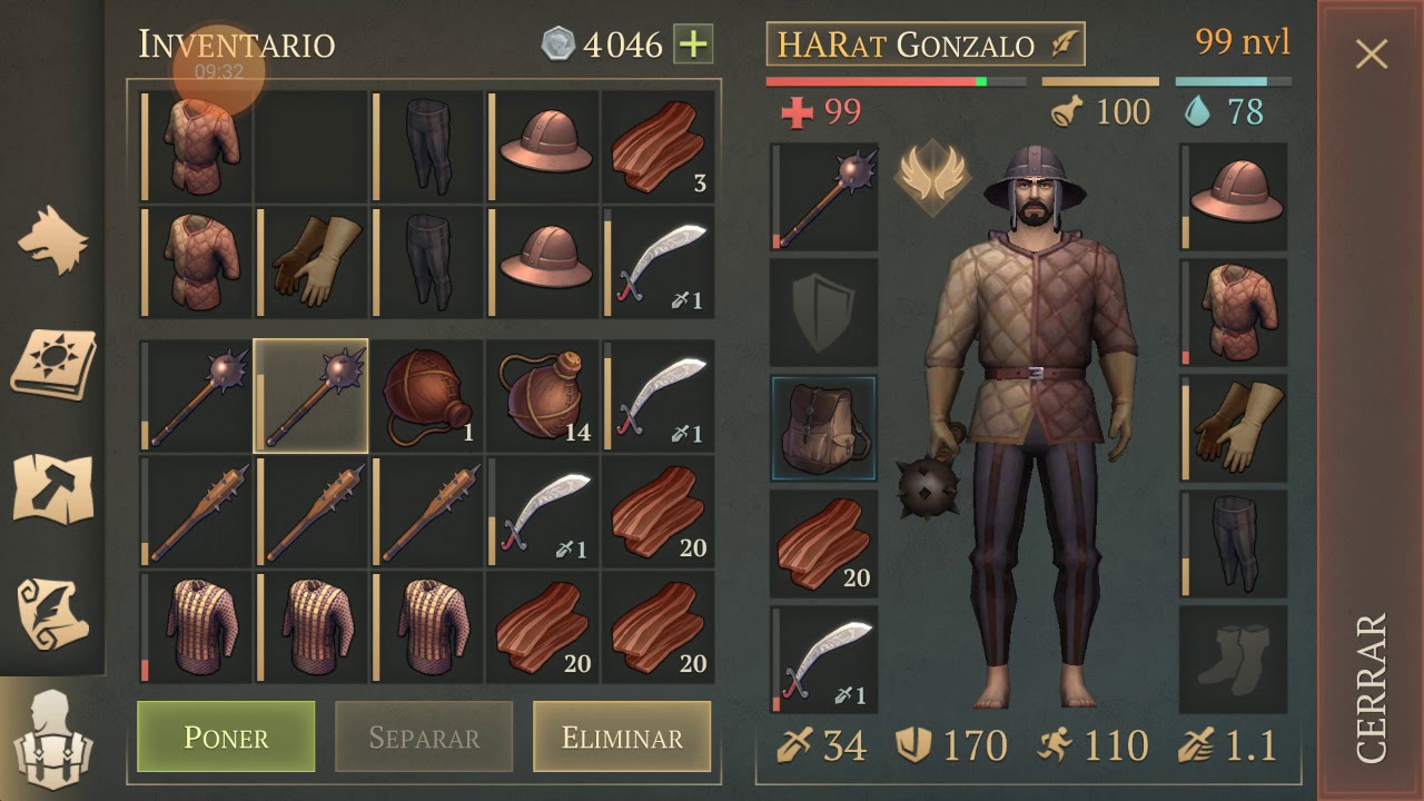 Grim Soul Survival: Calabozo de los Olvidados Her&oacute;ico - piso 1