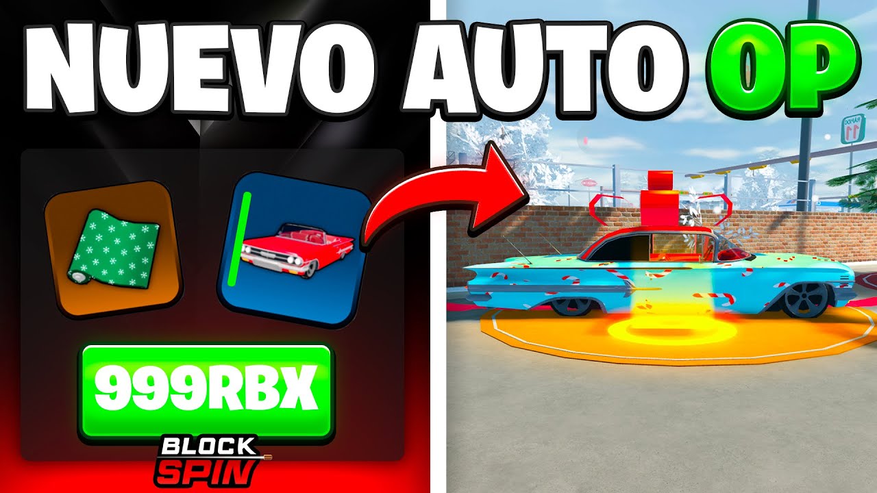 Usé el NUEVO AUTO de Block Spin en PvP y pasó ESTO 😱
