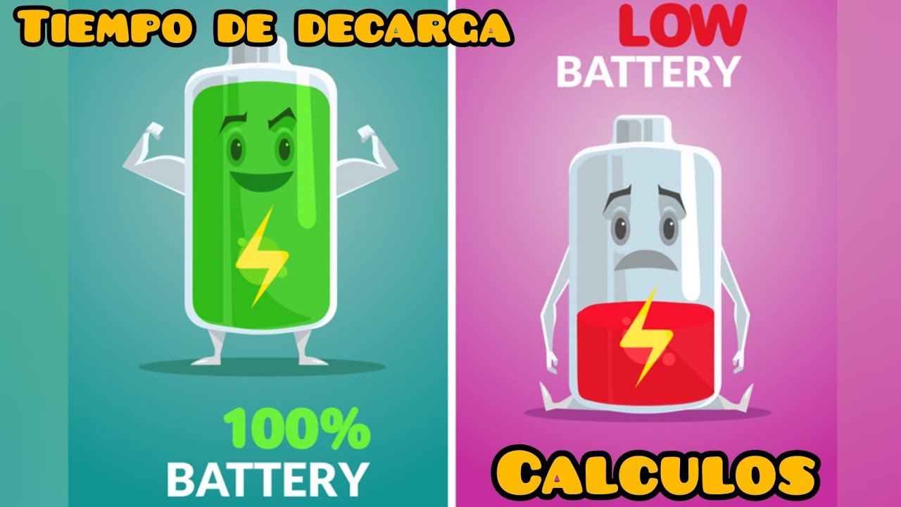 Como calcular el tiempo de descarga de las Baterias 📈
