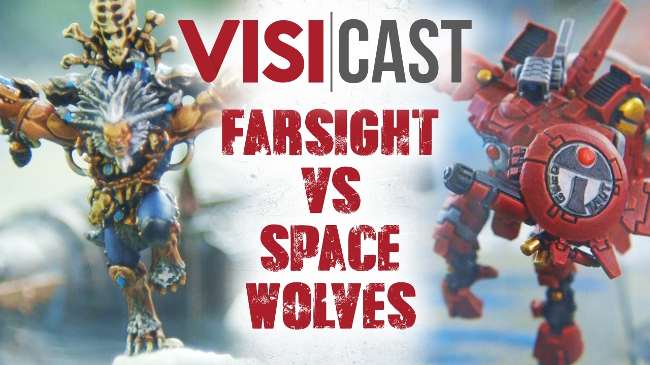 Warhammer 40k: Battle Report | Tau: Farsight vs Space Wolves (Wulfen)