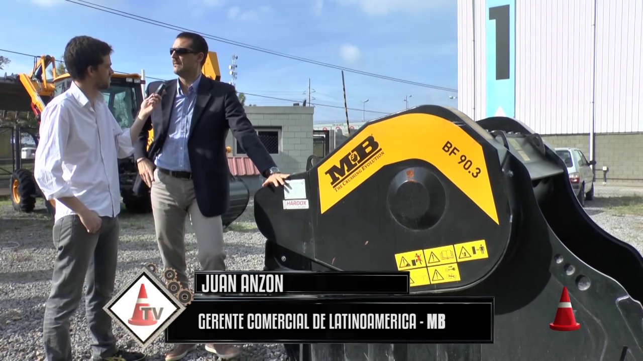 BALDES Trituradores MB Crushers - Origen Italia  para Excavadoras | Mercado Vial TV