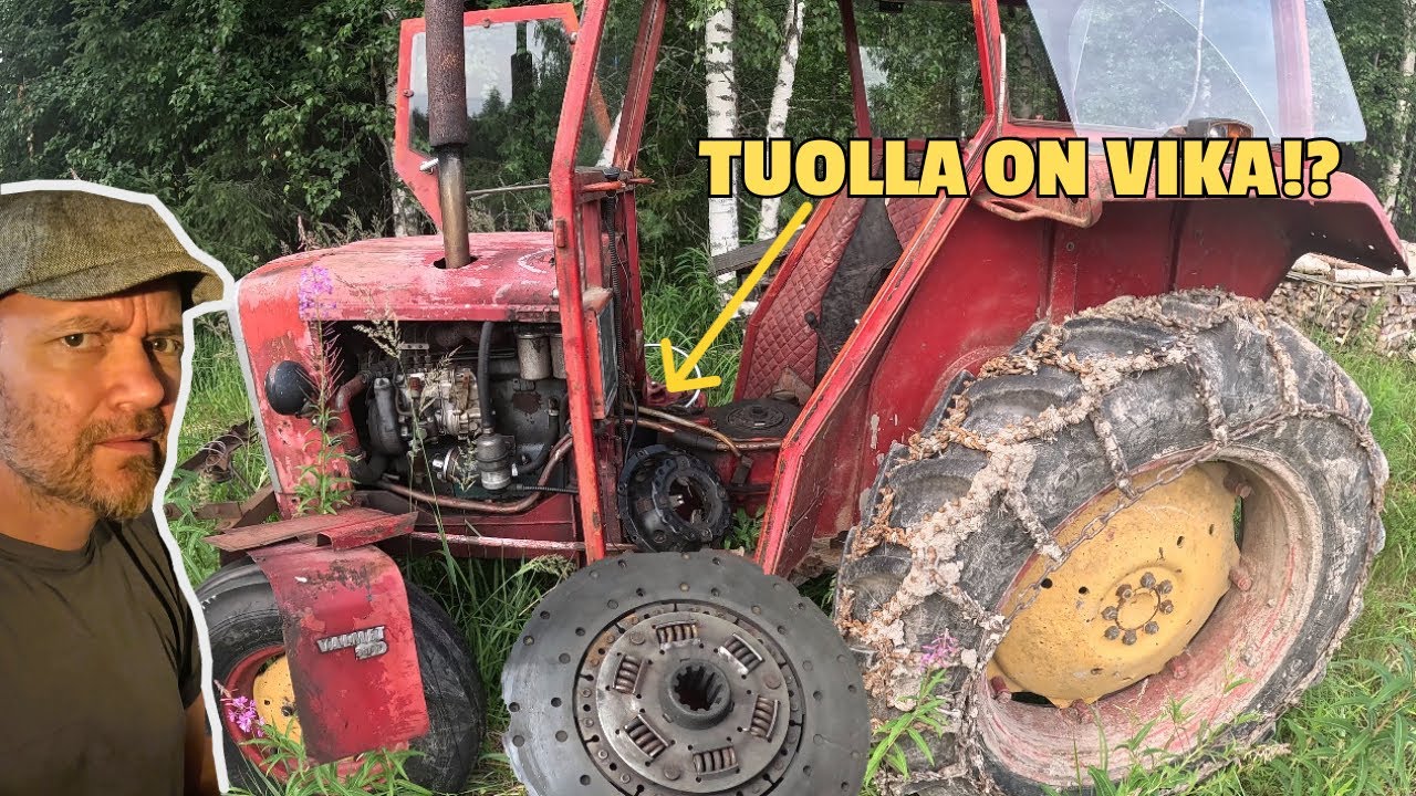 Valmet 361D kytkin purettu| Mik&auml; vika, onko toivoa?