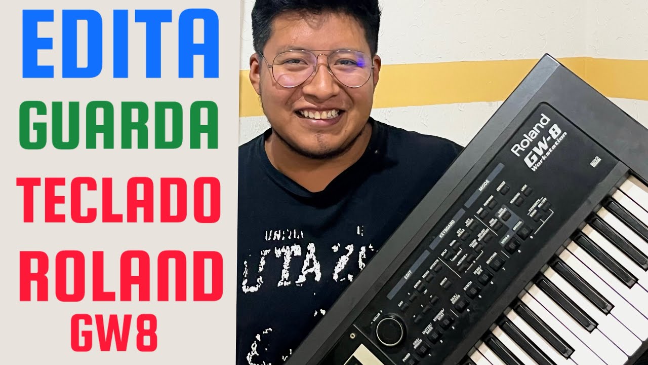 EDITA Y GUARDA FÁCIL SONIDOS CON EL TECLADO ROLAND GW-8 😨‼️